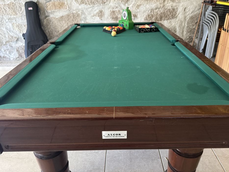 Bilhar  antigo com tudo