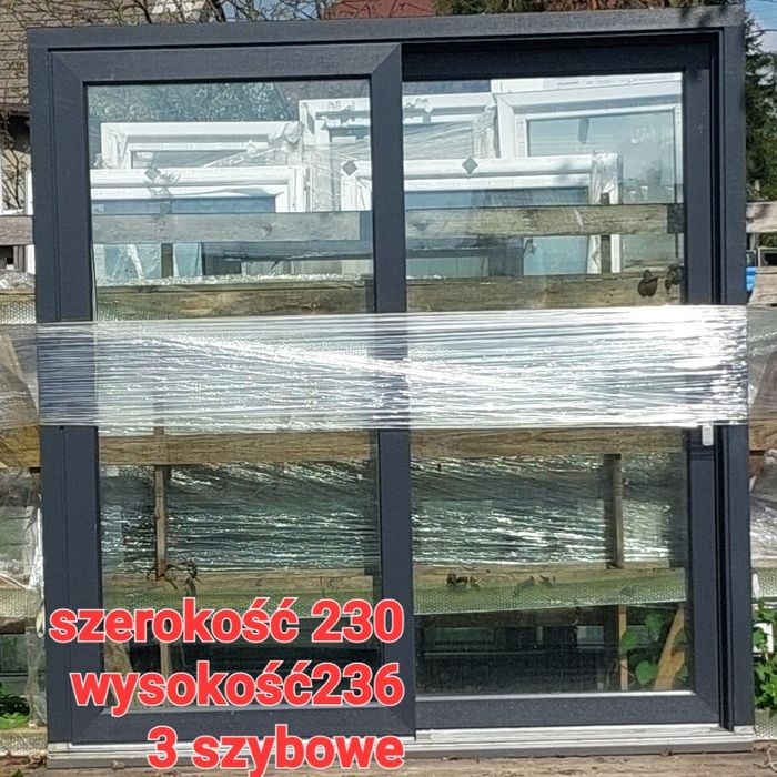 Drzwi przesuwne Premium 300x225 slaide Antracyt