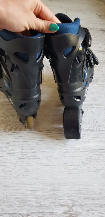 Łyżworolki rolki roz.36 czarne