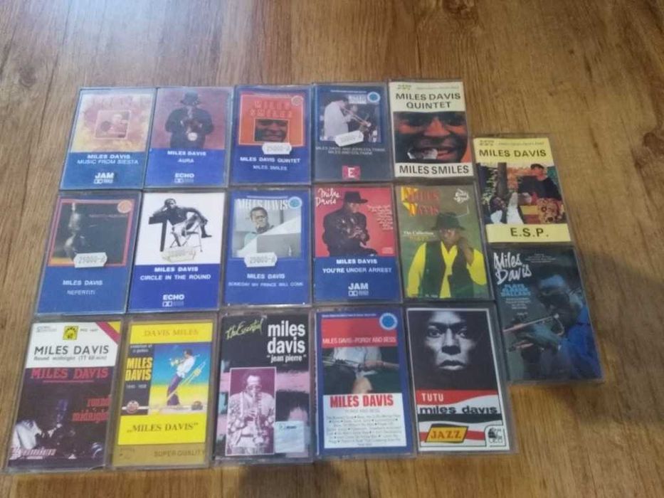 Kasety Miles Davis zestaw 17szt super cena okazja dla fanów jazzu