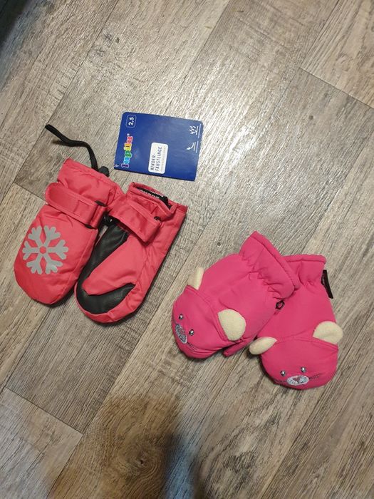 НОВЫЕ теплые перчатки Lupilu на девочку 3-5лет
