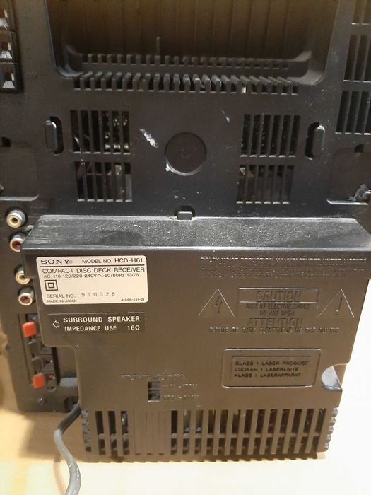 Музыкальный центр  Sony