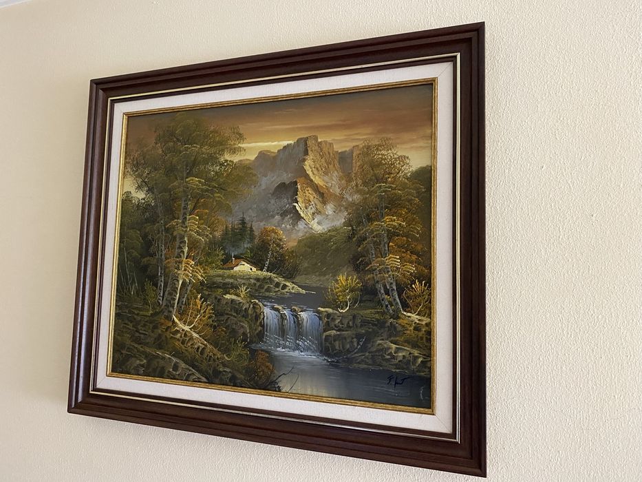 Quadro pintado em tela