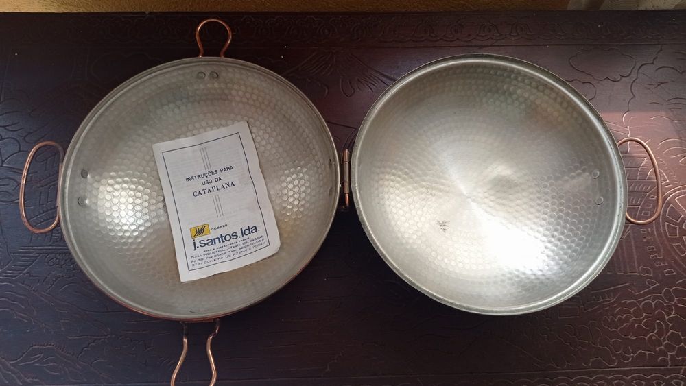 Cataplana de cobre nova