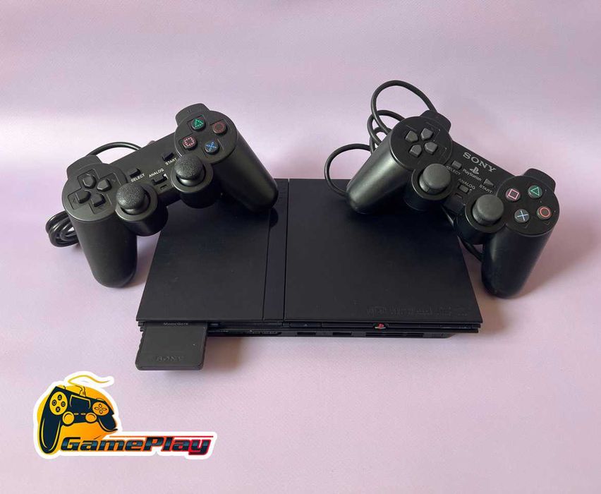 Playstation 2 Slim + Два джойстика, Sony PS2 ps2 пс2