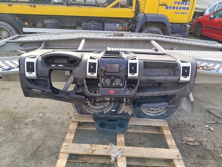 Fiat Ducato Lift Deska rozdzielcza konsola kpl pasy airbag wysyłka