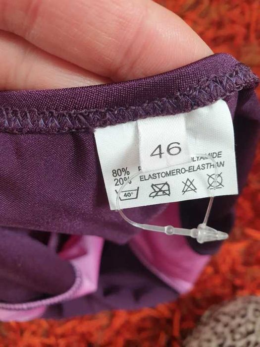 Kostium kąpielowy fiolet lila 46