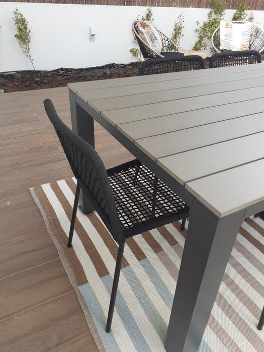 Cadeiras metal e corda NOVAS