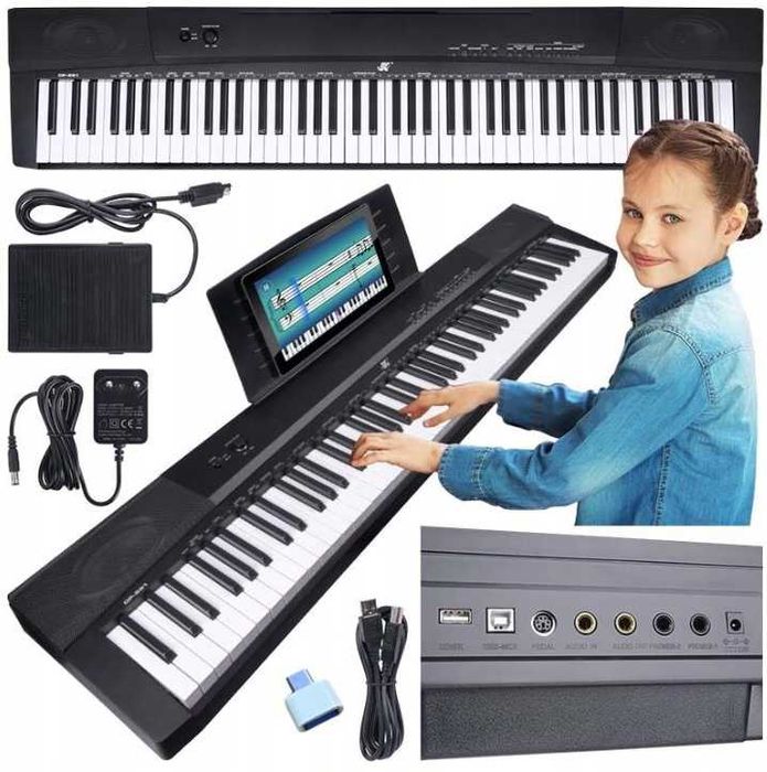 Pianino cyfrowe keyboard NOWE profesjonalne sustain USB