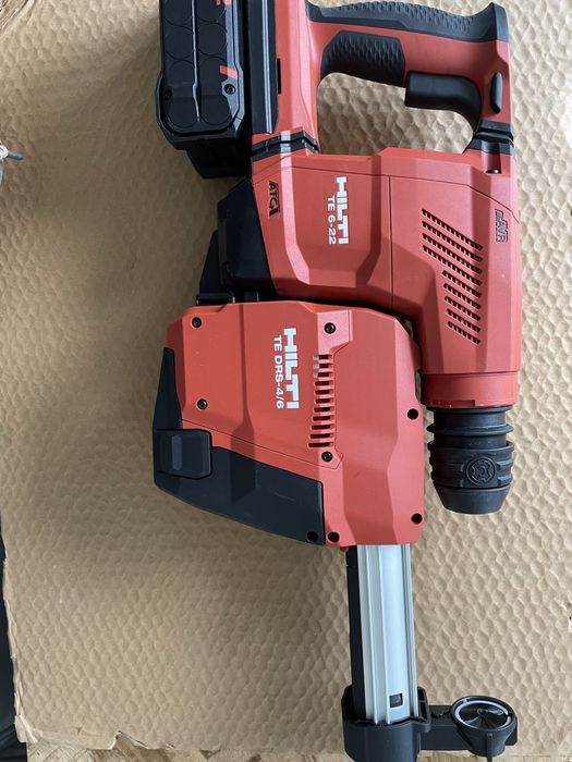 Młotowiertarka HILTI Nuron TE-6 plus odsysacz TE DRS-4/6, akumulator B 22-110.