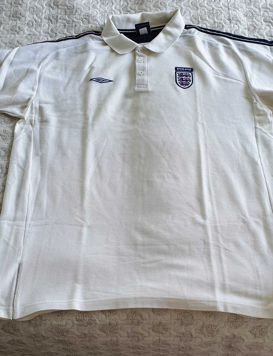 UMBRO. Biała. XXL. Official England Team.