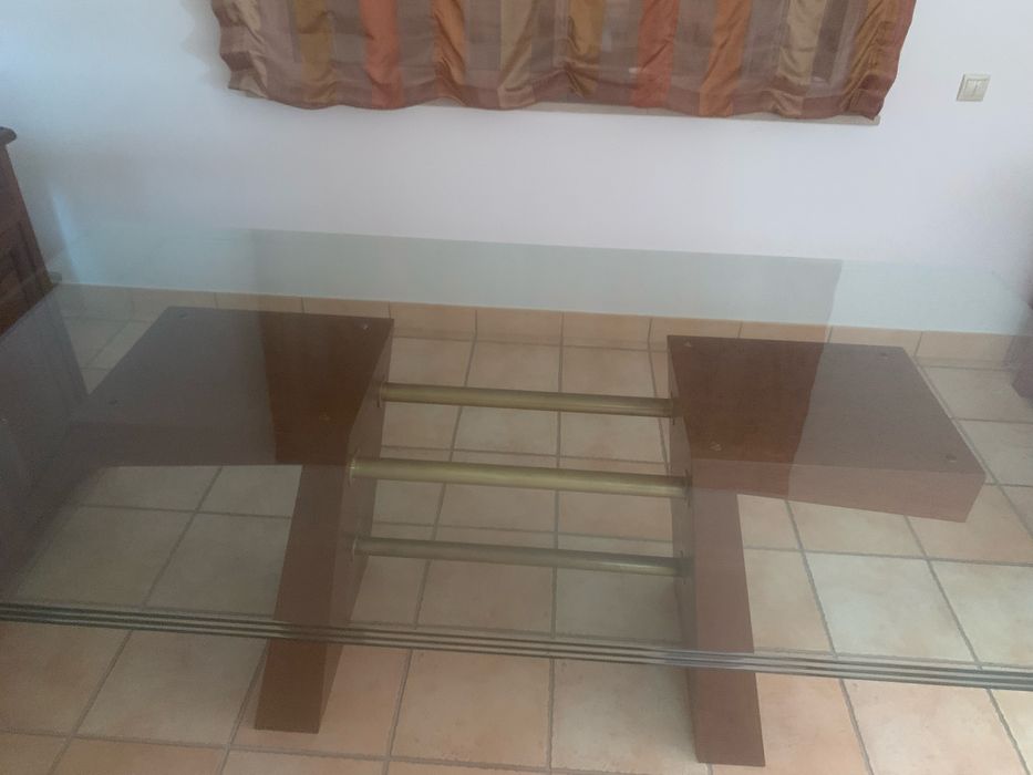 Mesa modelo seven em cerejeira