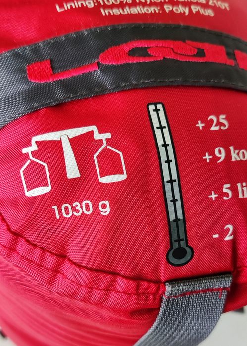 Śpiwór LOAP, Fusion - 1030g LEKKI, CIEPŁY - mumia