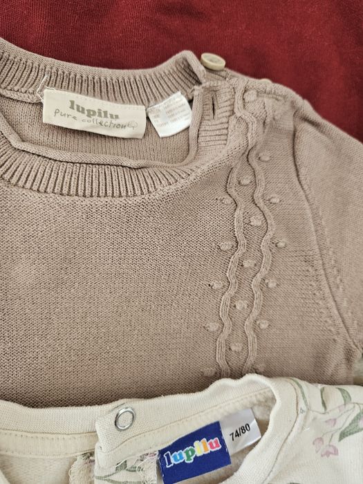 Bluzy dla dziewczynki r. 80