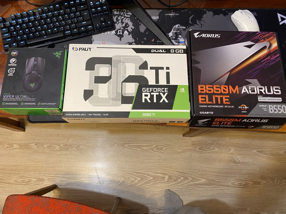 Продам Ryzen 7 5700x 3060ti 32gb 3600