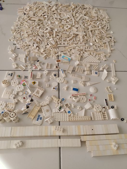 LEGO peças original cor branca