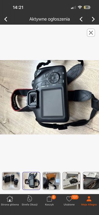 Aparat lustrzany Canon eos 4000d