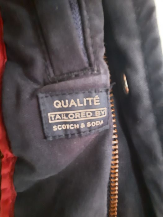 Parka Scotch &Soda navy blue