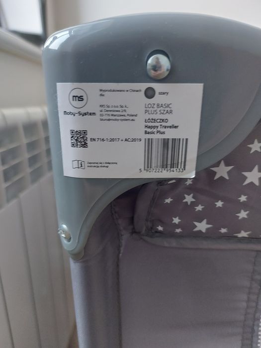 Łóżeczko turystyczne/kojec/ 2 poziomy z przewijakiem, daszkiem,materac