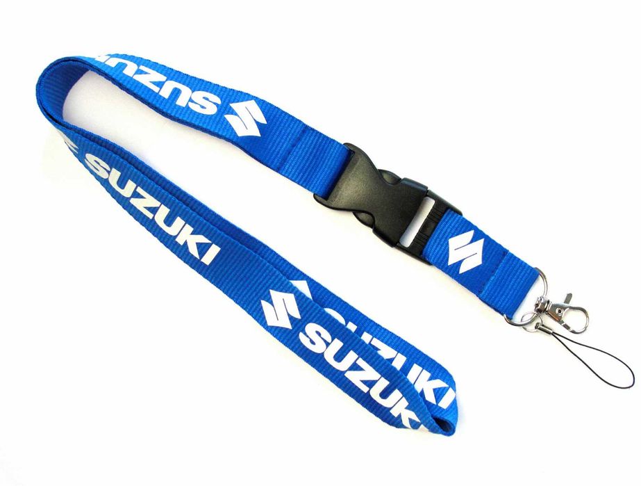 fita porta chaves azul Suzuki