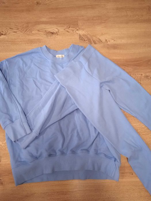 Komplet damski. Bluza z legginsami oversize