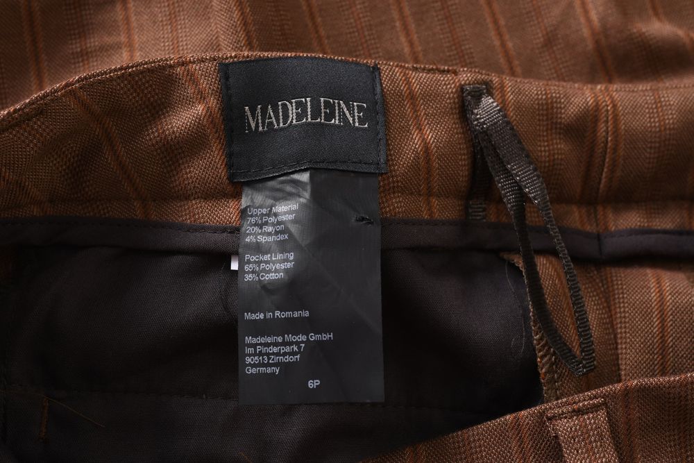 MADELEINE spodnie damskie w stylu boho prążek r 36