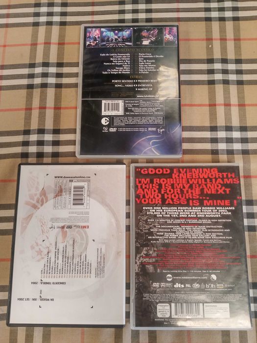 7x DVD filmes / música