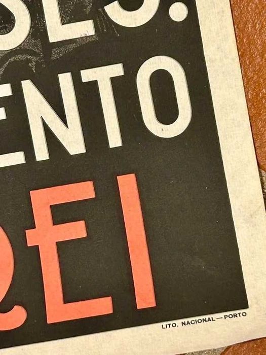 Cartaz antigo anos 50 cristo rei