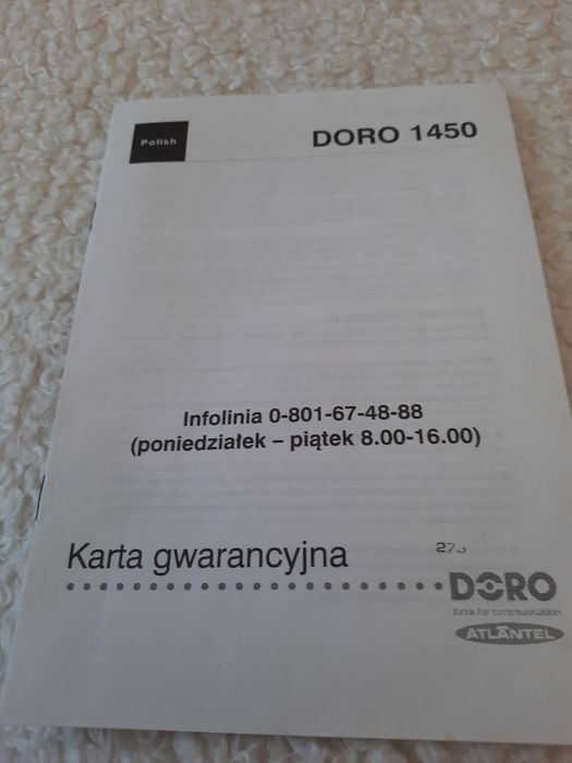 Sprzedam instrukcję obsługi.