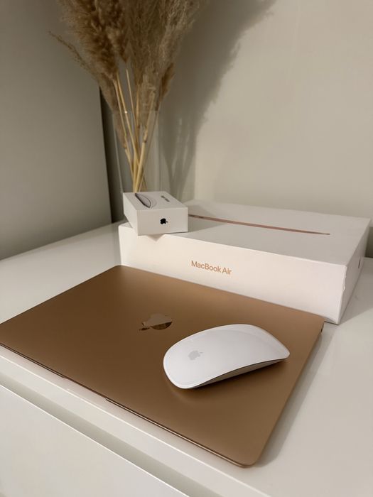 MacBook Air M1 2020 100 % baterii 8/256 GB Rose Gold  Mysz Magic Mouse