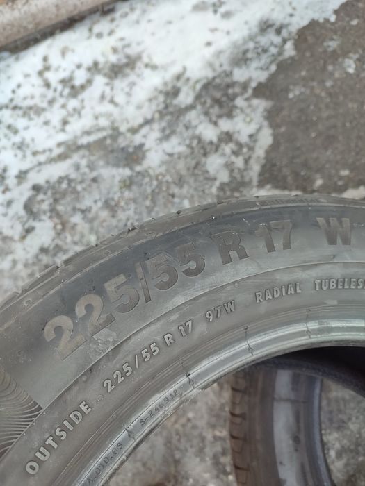 Резина 225/55 17 Continental ContiPremiumContact5 літо комплект