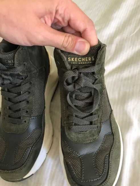 Botas de Mulher SKECHERS verde musgo /dourado(36) Memory Foam