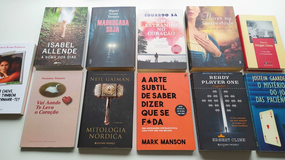 DIVERSOS: Neil Gaiman, Allende, Miguel Tavares, Eduardo Sá (desde 4€)