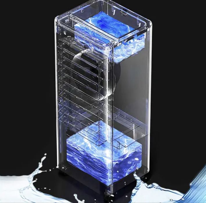 Портативний охолоджувач-зволожувач повітря на 3 швидкості з пультом