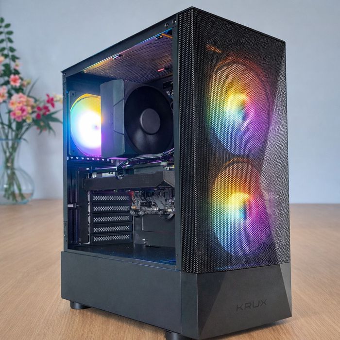 Komputer Gaming Ryzen 7 5700/RX 5700/32GB/SSD/RGB/W11 - 1440p