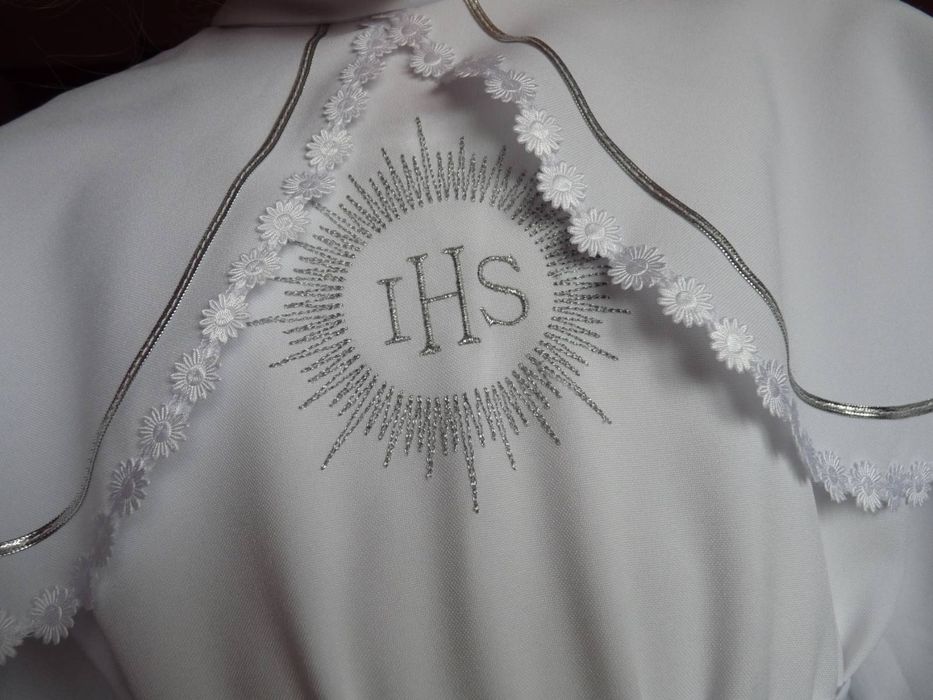 Alba szatka komunijna dla dziewczynki