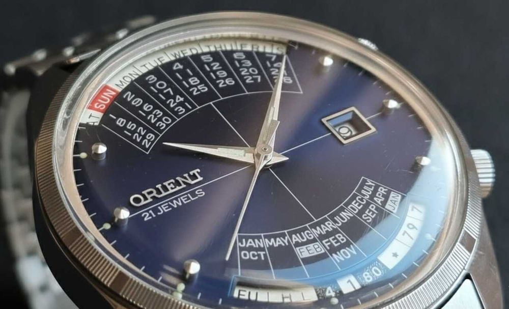 Orient Multi Year Calendar - Pierwszy model z 1965 r. - Po Serwisie !!