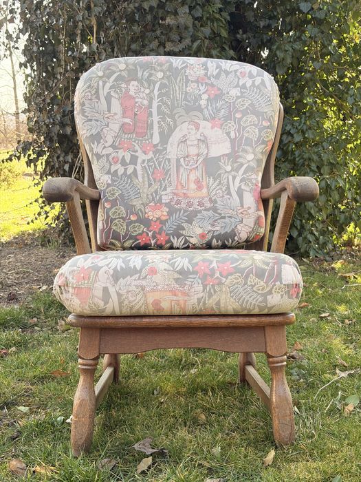 Fotel w stylu vintage frida do renowacji