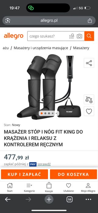 Masażer stop i nog