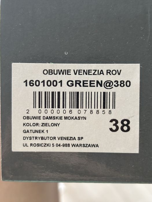 Nowe damskie mokasyny Venezia