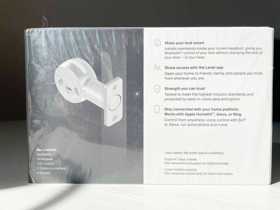 Smart замок Level Bolt The Invisible Smart Lock