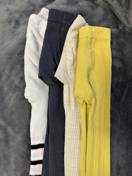 Зимові теплі колготи на дівчинку. Розмір 116. 4 пари