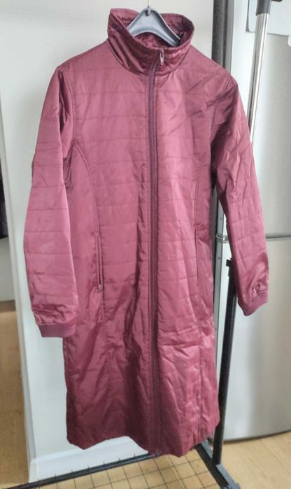 Płaszcz damski przejściowy Vero Moda bordowy