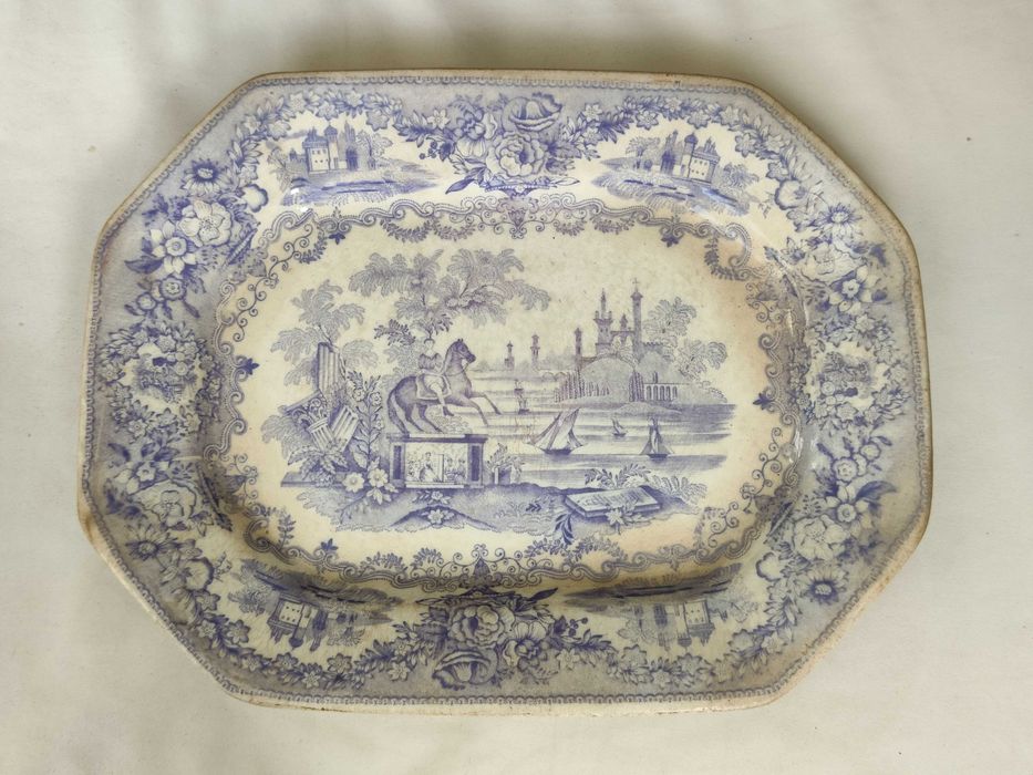 Travessa | Motivo Estátua | Lilás | Fábrica de Sacavém | 1870