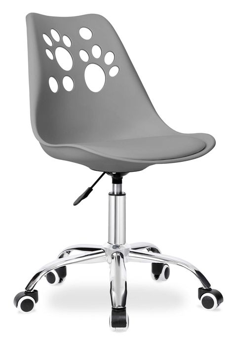 Fotel obrotowy na kółkach Grover grafitowy