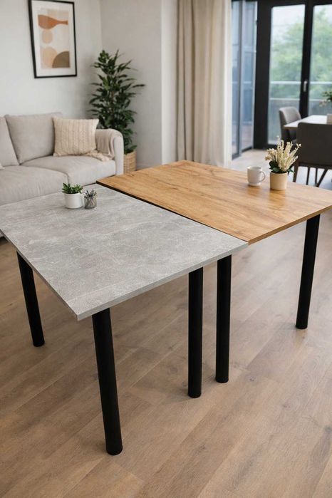 КОМПАКТНЫЙ! Стол обеденный для маленькой кухни. На 4 человек. Дуб