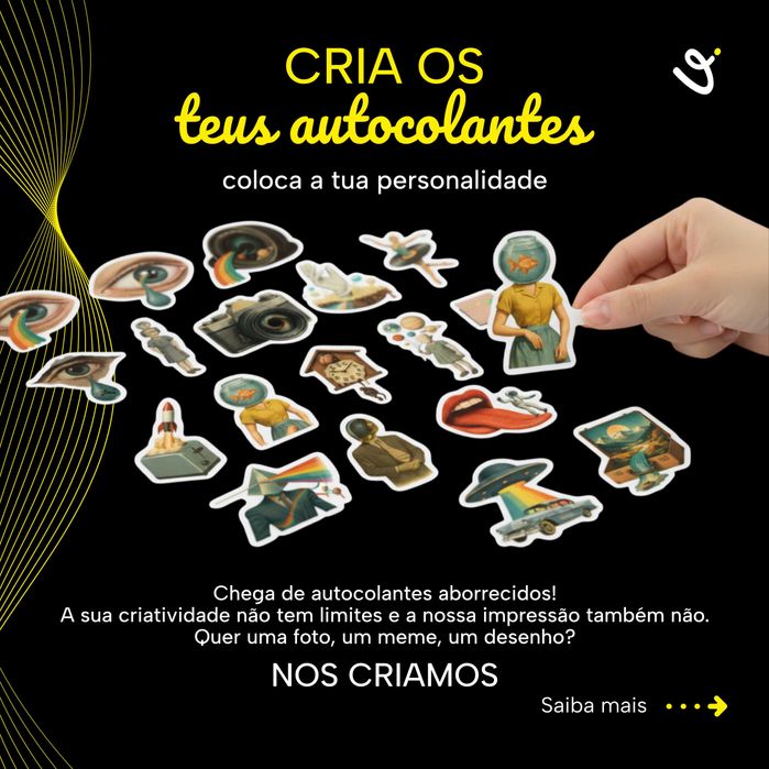 Impressão de Autocolantes, Vinil, Lonas - desde 1,50€