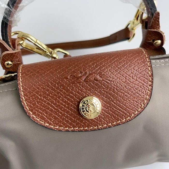 Mala Longchamp Mini Cinzenta