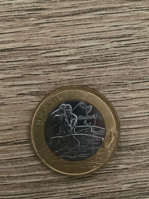Moedas de 1 real das olimpíadas