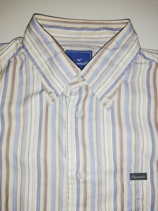 Camisa Façonnable listada T-L